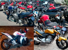 Leilão de motos apreendidas - Polícia Rodoviária Federal